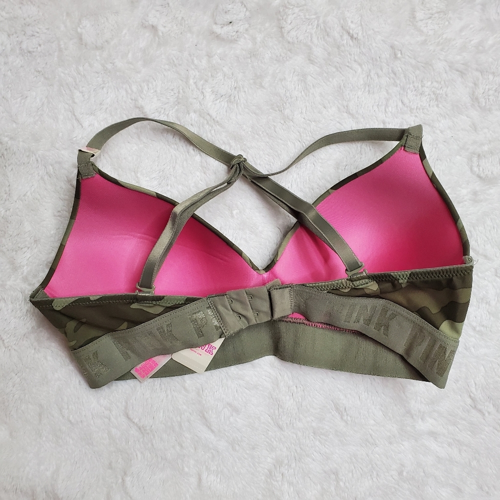 NEW | Victoria Secret PINK | Camo Wireless Bra - Picture 6 of 7